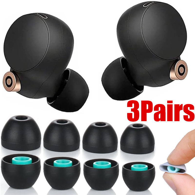 Sony Headphone Wf-1000Xm5 - 6 قطعة نصائح الأذن سيليكون لسوني