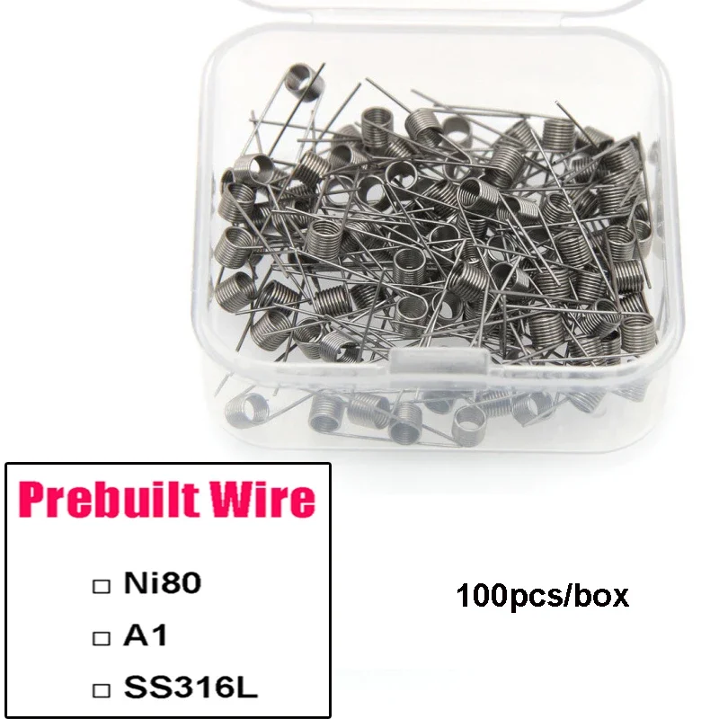 100 قطعة/صندوق سلك لفائف مسبق  - مراجعة Coil Building Kit وسعره