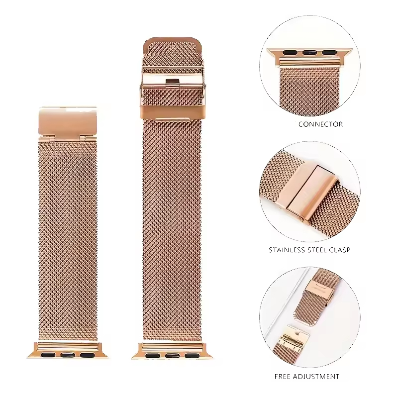 Milanese حلقة الفرقة لساعة أبل - مراجعة Mesh Coil Strip وسعره