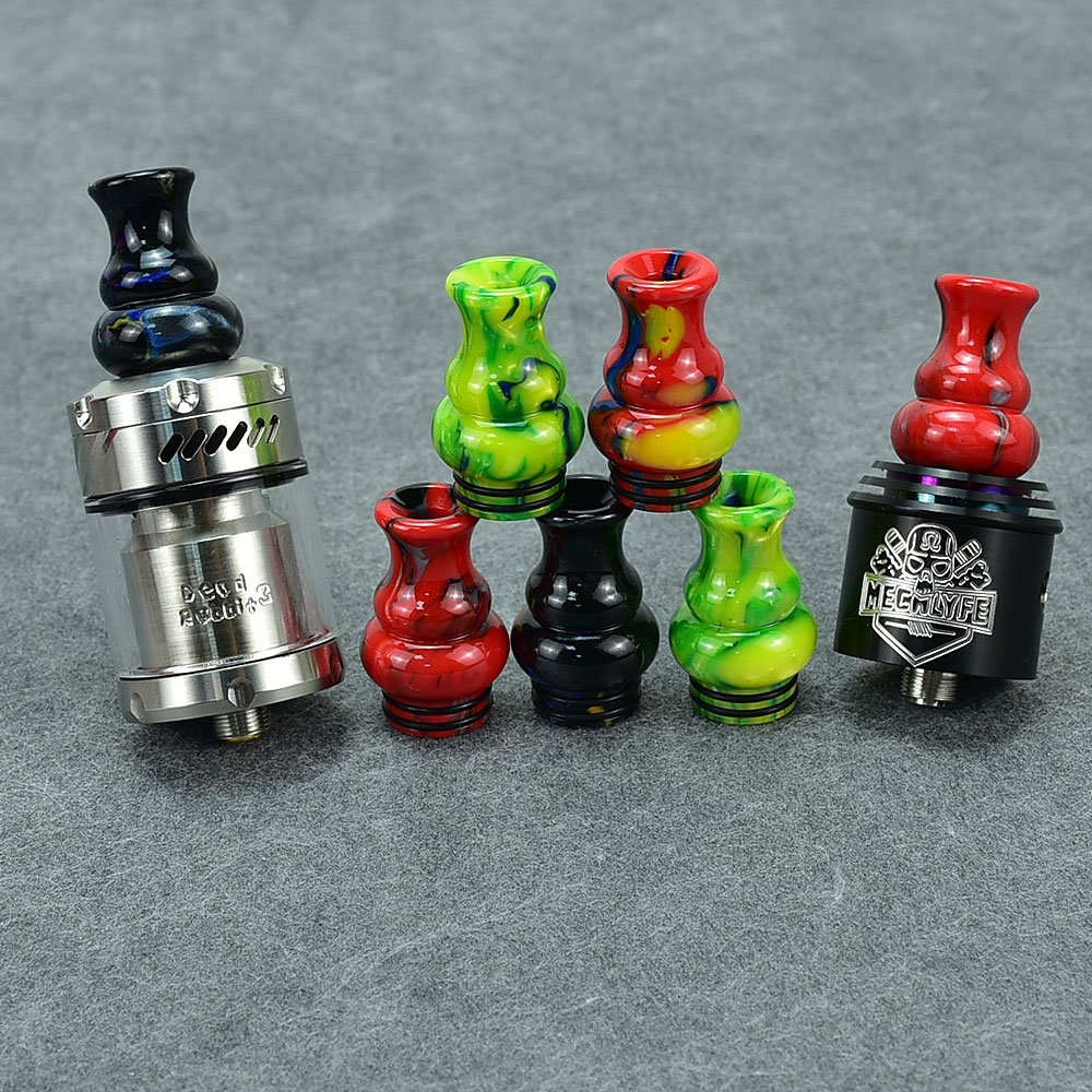 طرف بالتنقيط 810 حامل سجائر ال - مراجعة Drip Tip Resin وسعره
